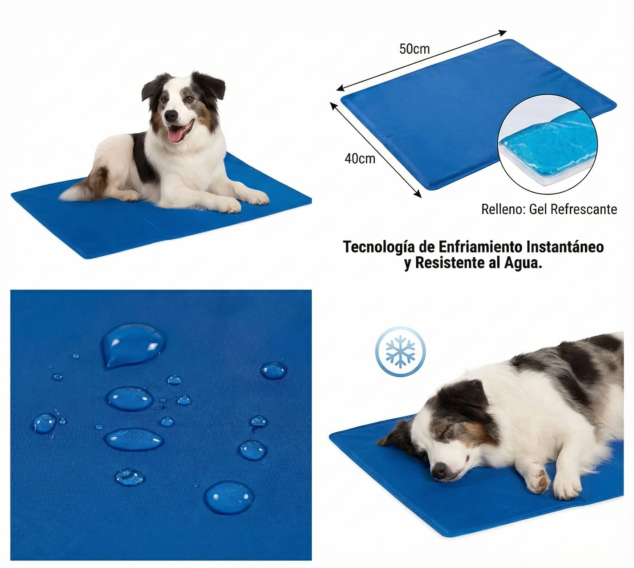 Manta refrigerante para tu mascota 50x40cm